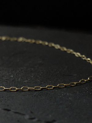 Marina Spyropoulos 18k Yellow Gold Hand Made Chain Necklace