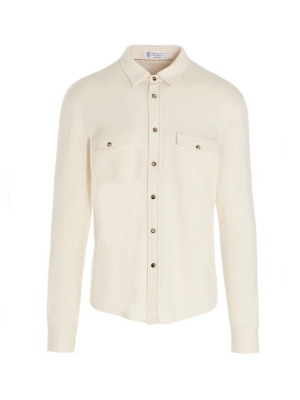 Brunello Cucinelli Long-sleeve Buttoned Shirt