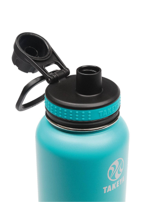 Takeya 32oz Originals Insulated Stainless Steel Water Bottle With Spout Lid