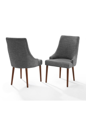 Set Of 2 Landon Upholstered Dining Chairs - Crosley