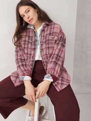 Hudson Plaid Shirt Jacket