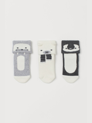 3-pack Terry Socks