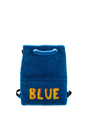 Fendi Blue Backpack