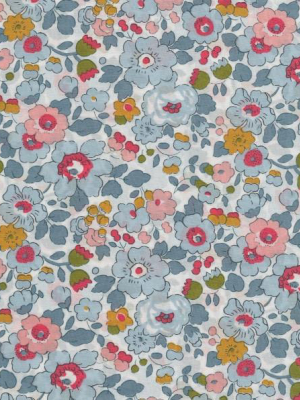 Flat Top Sheet Made With Liberty Fabric Betsy Grey