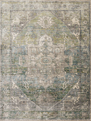 Javari Rug In Grass / Ocean By Loloi