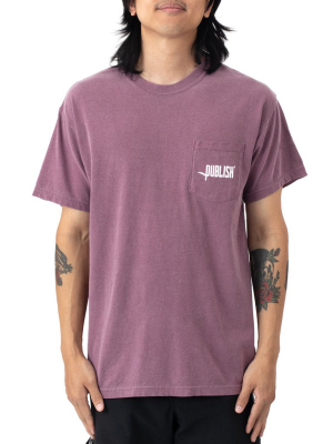 Registered Pocket Tee - Berry