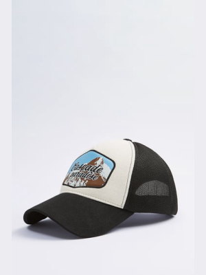 Contrasting Patch Cap