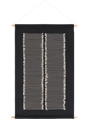 Salma Wall Hanging Black/cream