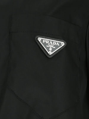 Prada Logo Shirt Dress