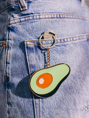 Oversized Keychain - Avacado