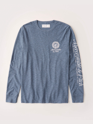 Long-sleeve Logo Tee