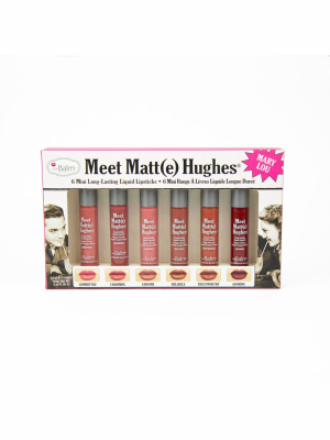 Meet Matte Hughes® Vol. 13 -- Set Of 6 Mini Long-lasting Liquid Lipsticks