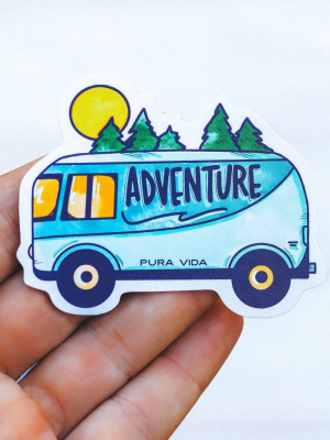 Adventure Van Sticker