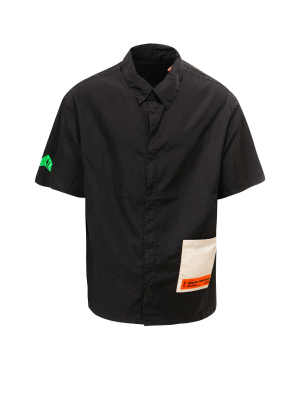 Heron Preston Contrasting Pocket Short Sleeve Shirt