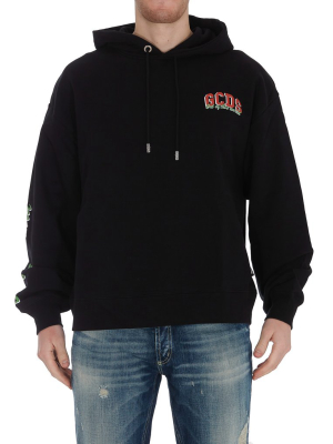 Gcds Logo Printed Hoodie