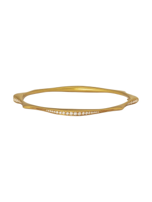 Oval Diamond Bangle