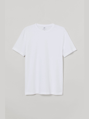 Slim Fit Round-neck T-shirt