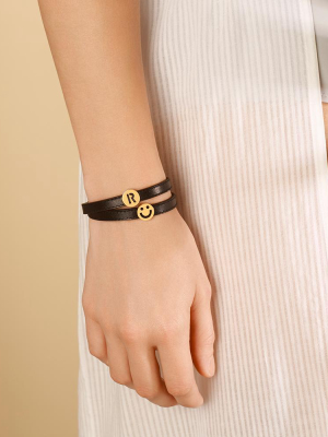 Pick Me Smitten Wrap Bracelet/choker Black