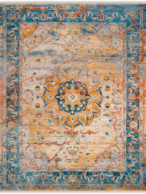 Vintage Persian Blue/multi Area Rug
