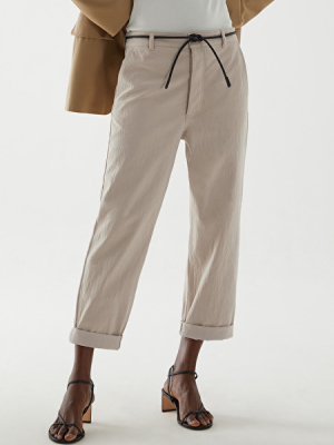 Relaxed Button-up Chinos