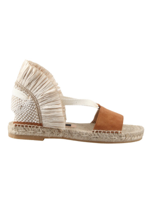 Sergio Rossi Fringe-detailed Ankle Strap Sandals