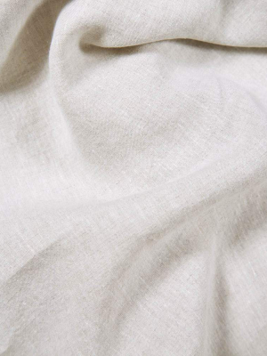 Sand Melange Linen Bedding - Yarn Dyed