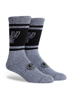 Nba San Antonio Spurs Varsity Crew Socks - L