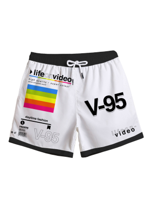 Life On Video Swim Trunks