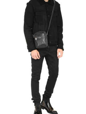Saint Laurent Shearling Leather Jacket