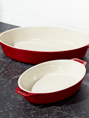 Staub ® Cherry 2-piece Oval Baker Set