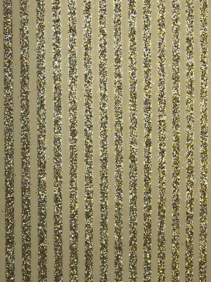 Gold Glitter Stripes Wallpaper By Julian Scott Designs