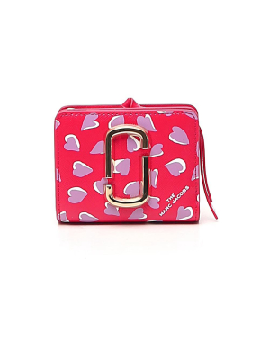 Marc Jacobs The Snapshot Printed Hearts Mini Wallet