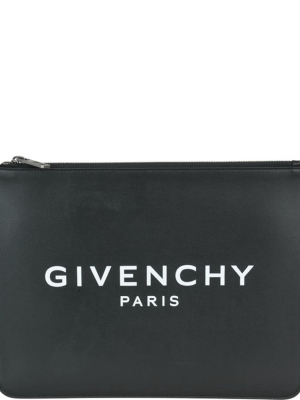 Givenchy Large Logo Print Pouch