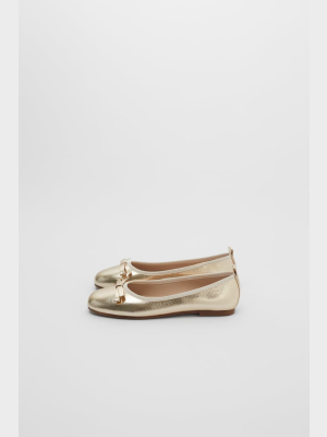 Metallic Ballet Flats