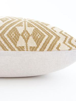 Black & White Striped, Golden Ebony & Woven Kale Pillow Combo