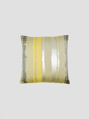 Margo Stripe 42x42cm Cushion In Ochre