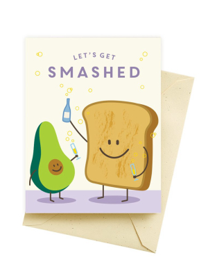 Seltzer Goods Smashed Birthday Card