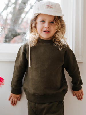 Noble Organic Sweatshirt In Olive