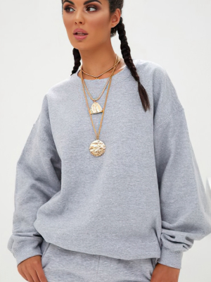 Grey Marl Ultimate Oversized Sweater