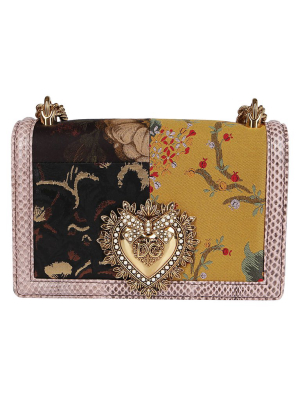 Dolce & Gabbana Devotion Patchwork Shoulder Bag