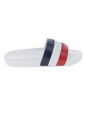 Moncler Jeanne Logo Embossed Slides