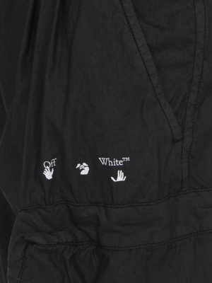 Off-white High Waisted Cargo Shorts