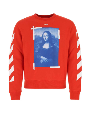 Off-white Mona Lisa Graphic Print Sweatshirt