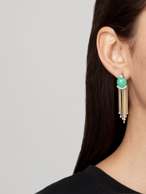 Sema Earrings - Chrysoprase