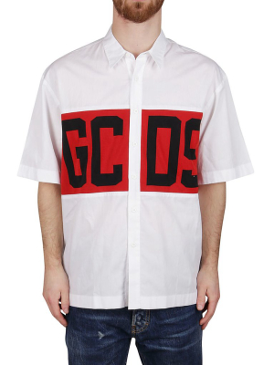 Gcds Logo Printed Short Sleeve Shirt