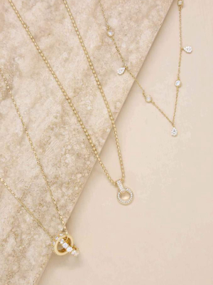 Dainty Crystal Trio Necklace Set