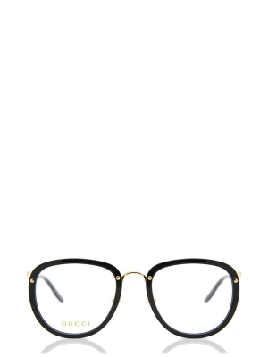 Gucci Eyewear Round Frame Glasses