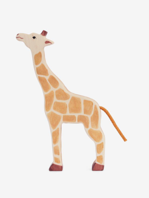 Holztiger Giraffe