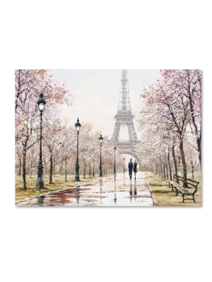 Eiffel Tower Pastel' By The Macneil Studio Ready To Hang Canvas Wall Art