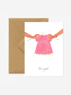 Greeting Card - It's A Girl!